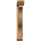 Ekena Millwork Funston Slat Smooth Bracket w/ Offset Brace, Western Red Cedar, 5 1/2"W x 32"D x 36"H BKT0604X32X36FST06SWR - alternate 3